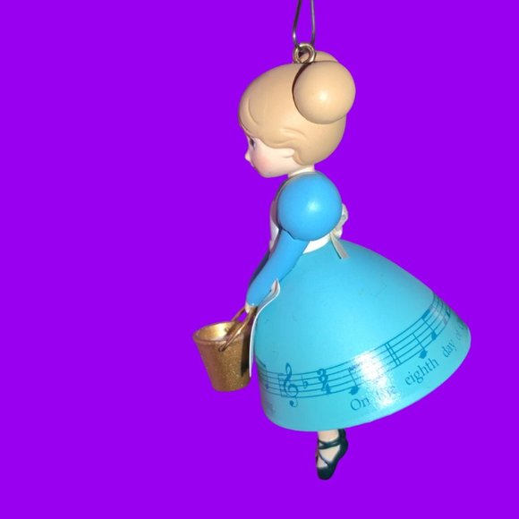 Hallmark Twelve Days of Christmas Eight Maids A Milking #8 Ornament 2018 - Picture 7 of 10